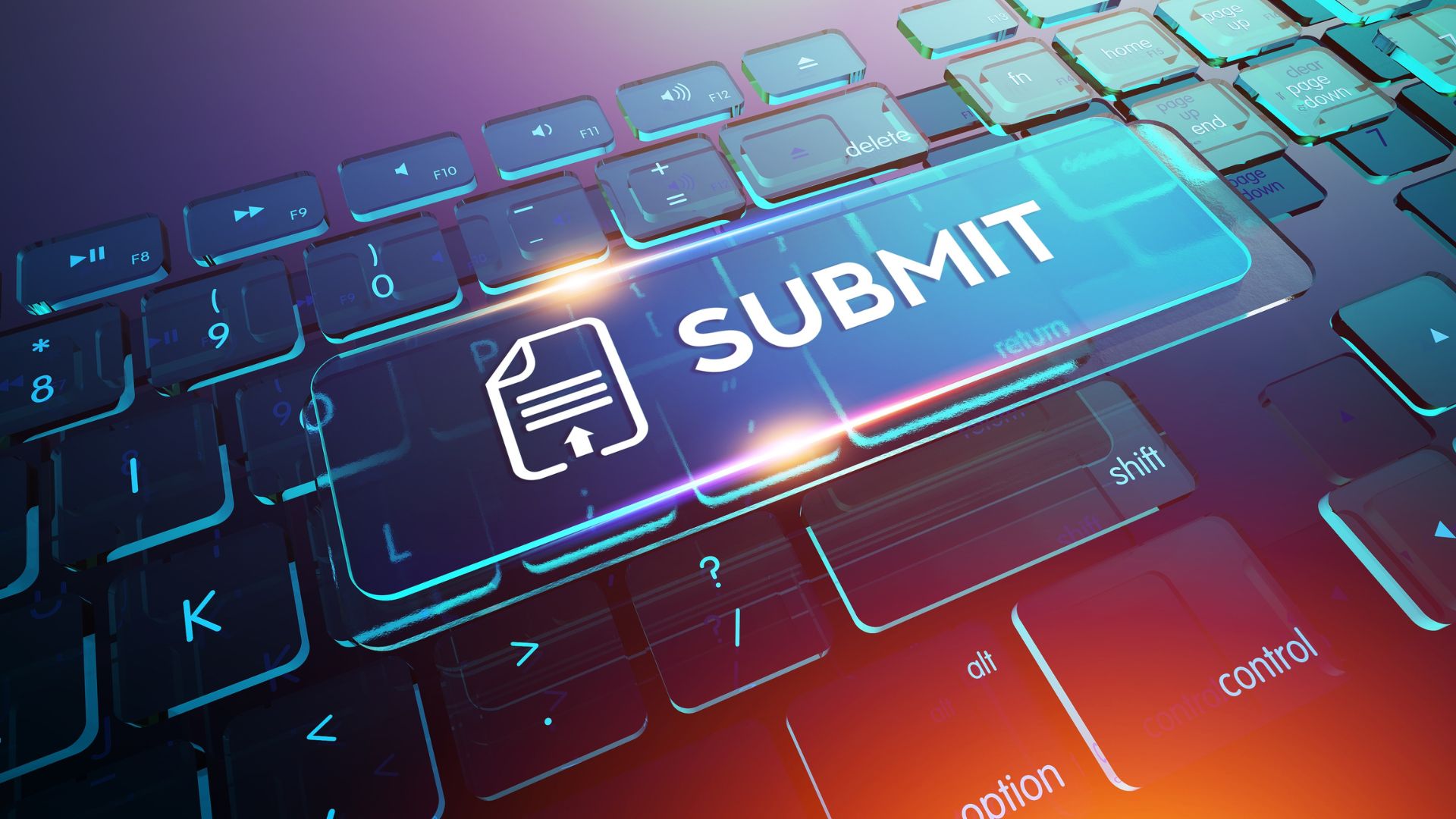 Digital submit button for FDA's eTCD Submission.