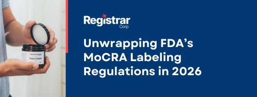 การยกเลิกกฎระเบียบการติดฉลาก MoCRA ของ FDA ในปี 2026